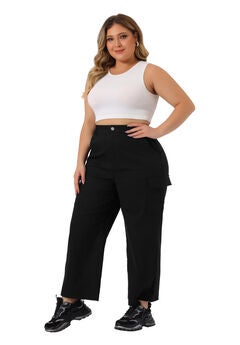 ELASTIC WAIST CARGO PANTS
