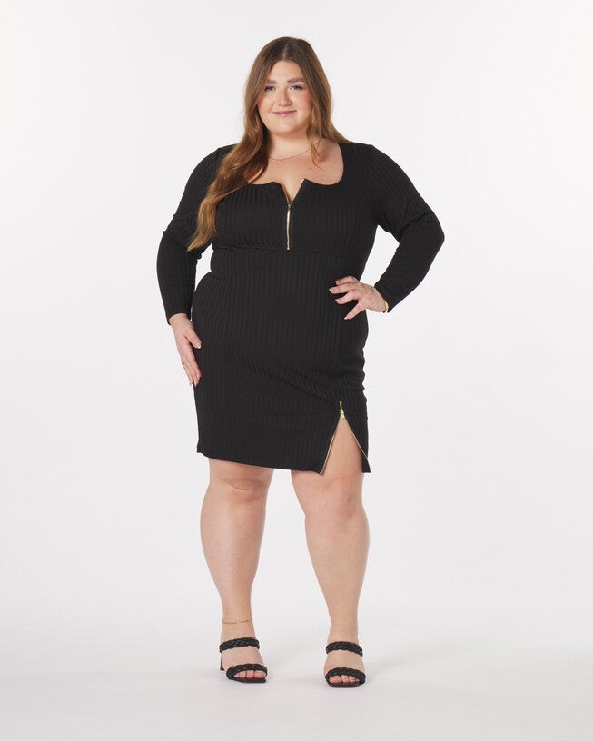 Liz Mini Dress, Black / Black, hi-res image number 0