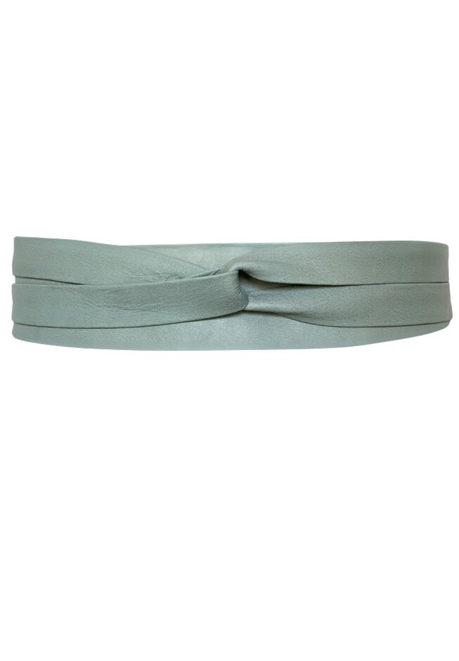 Midi Wrap Belt, Matcha / Sage Green, alternate image number 2
