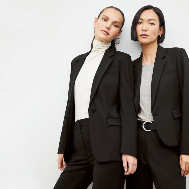 Axam Layering Turtleneck - Ribbed Pima Cotton, Ivory / Ivory, alternate image number 5
