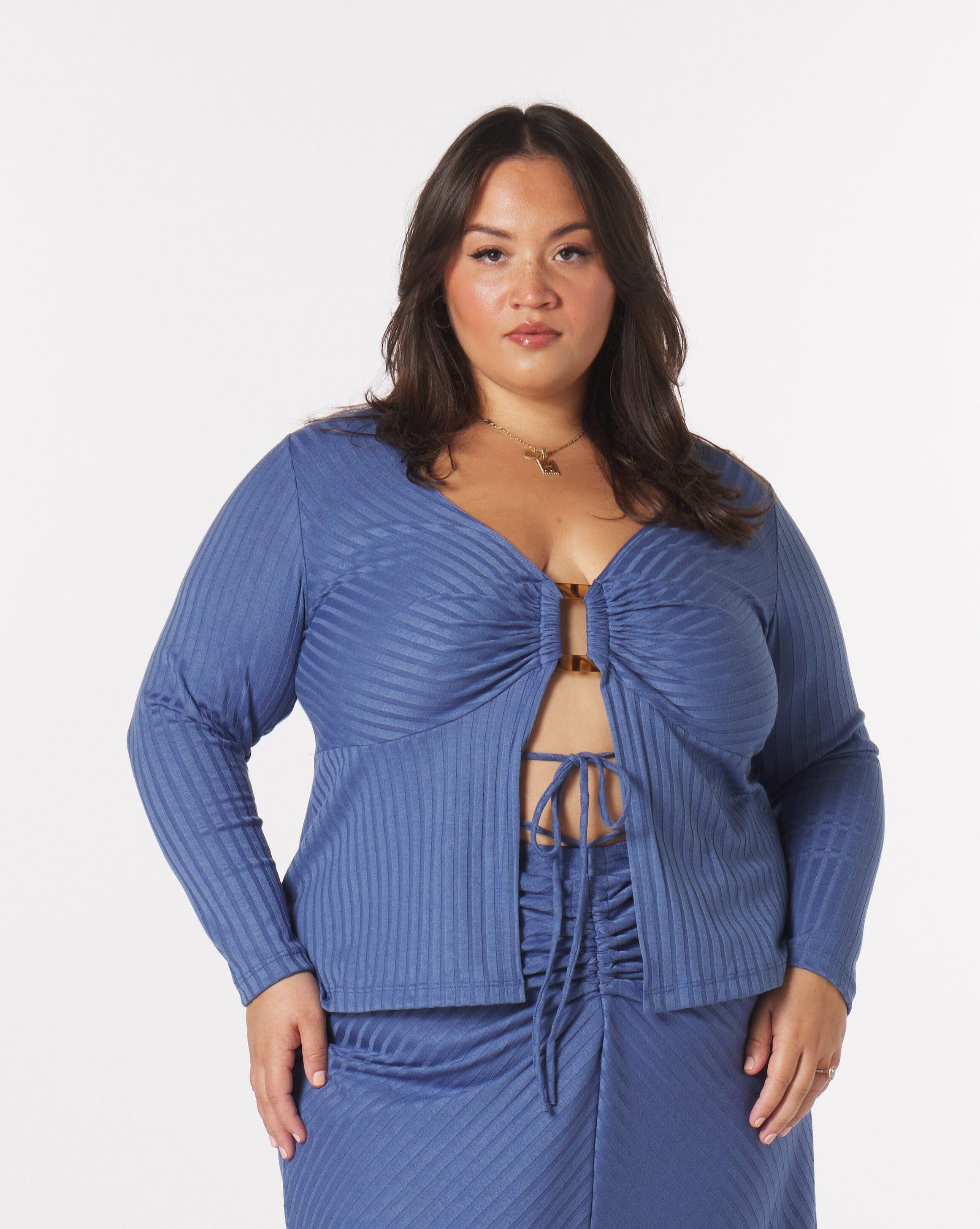 Luna O-Ring Top, Frost / Dusty Blue, hi-res image number 0