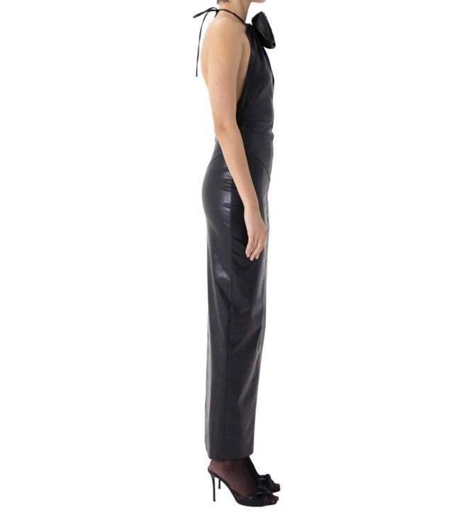 DANZ DRESS IN BLACK, Black / Black, alternate image number null