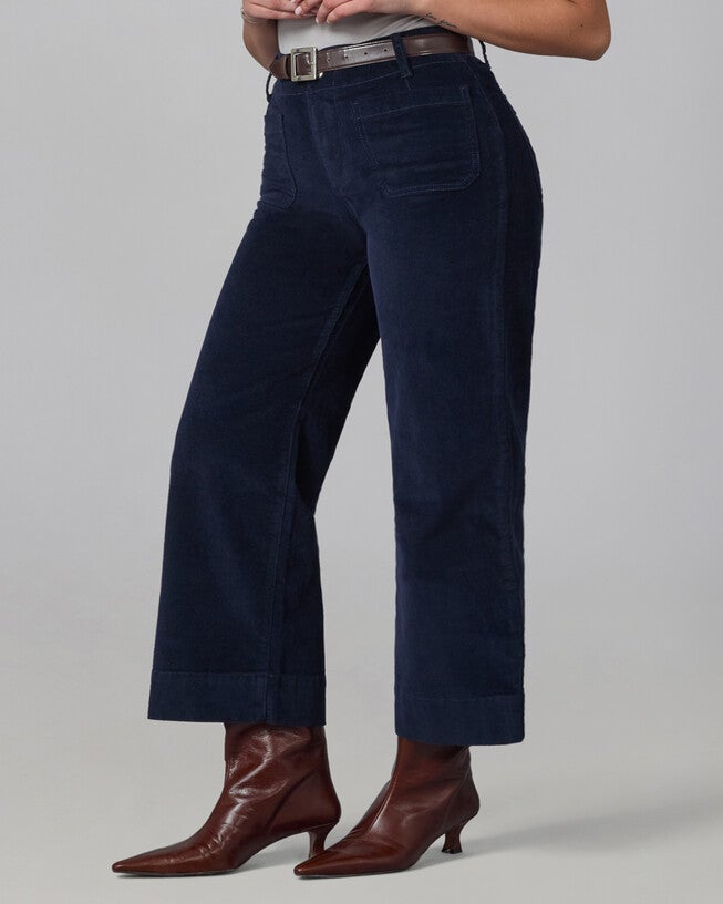 COLETTE-FD High Rise Wide Leg Jeans, Future Dusk / Navy, alternate image number 2