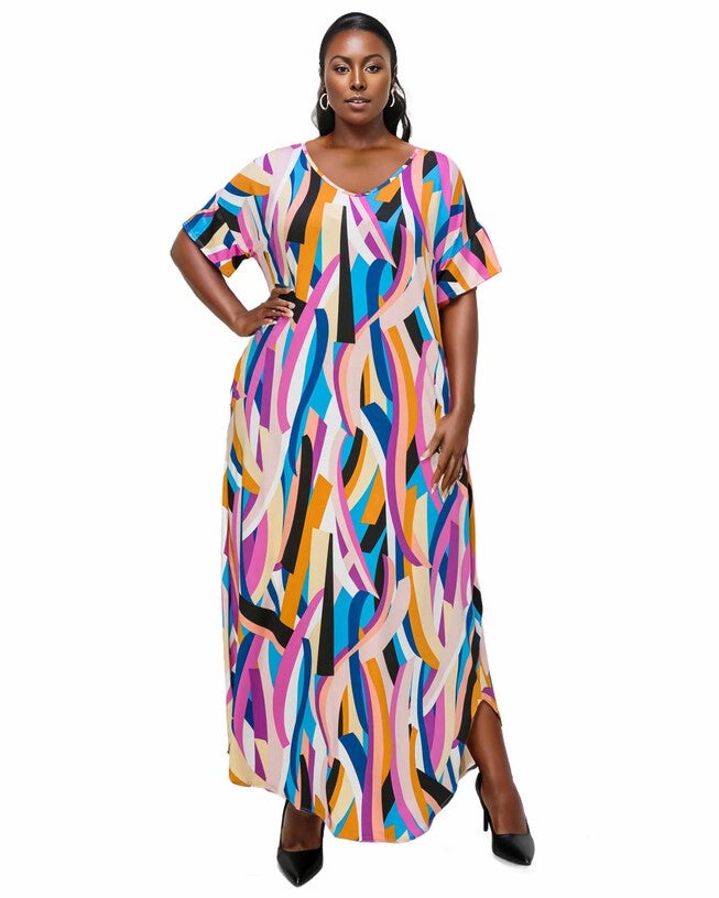 FRANCESCA POCKET MAXI DRESS, , alternate image number null