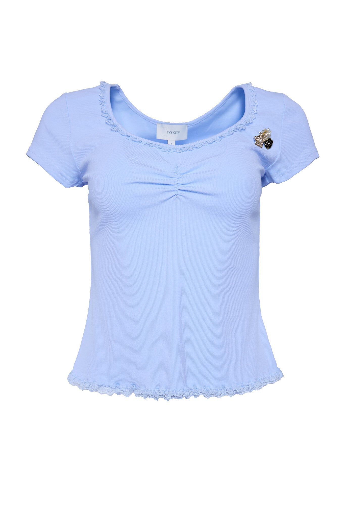 Lily Top, Blue / Light Blue, alternate image number 5