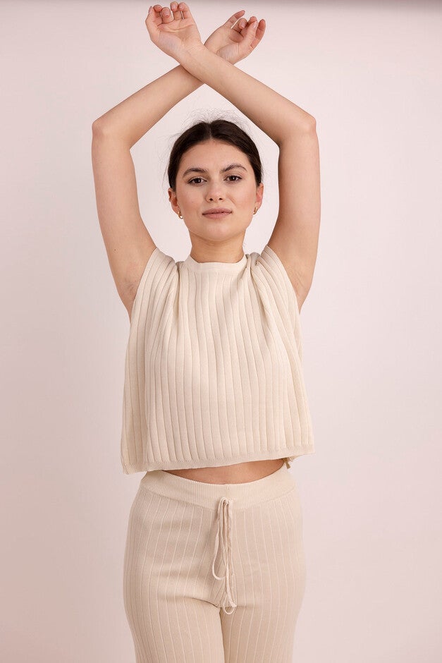 Sandy Loungewear Set, Beige / Beige, hi-res image number 0