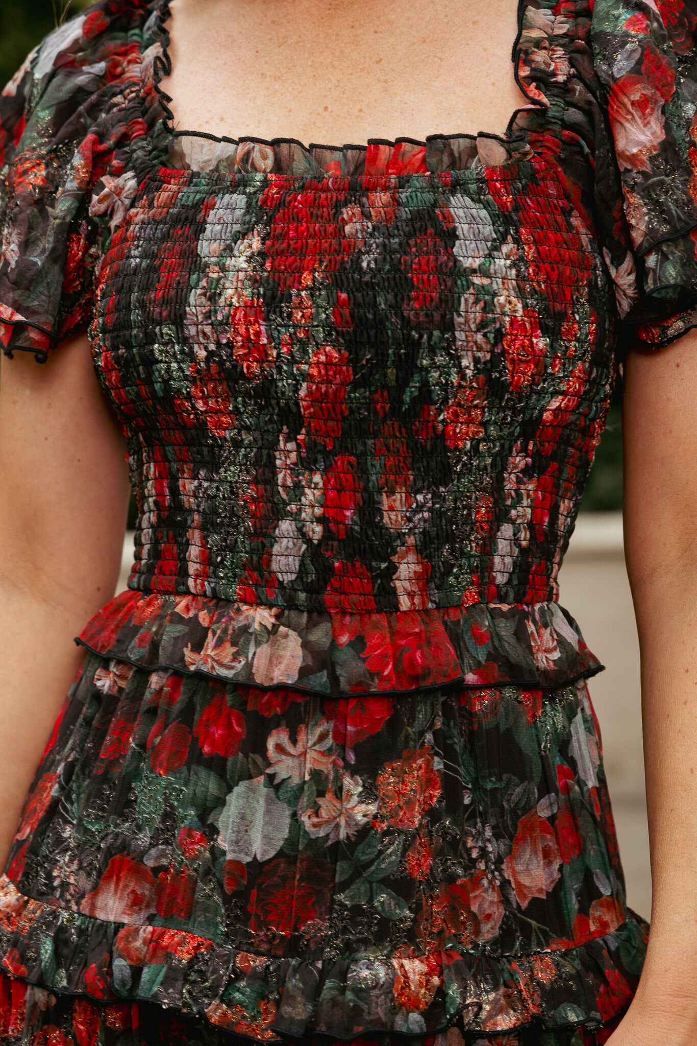 Winnie Dress, Midnight Rose / Black, alternate image number 5