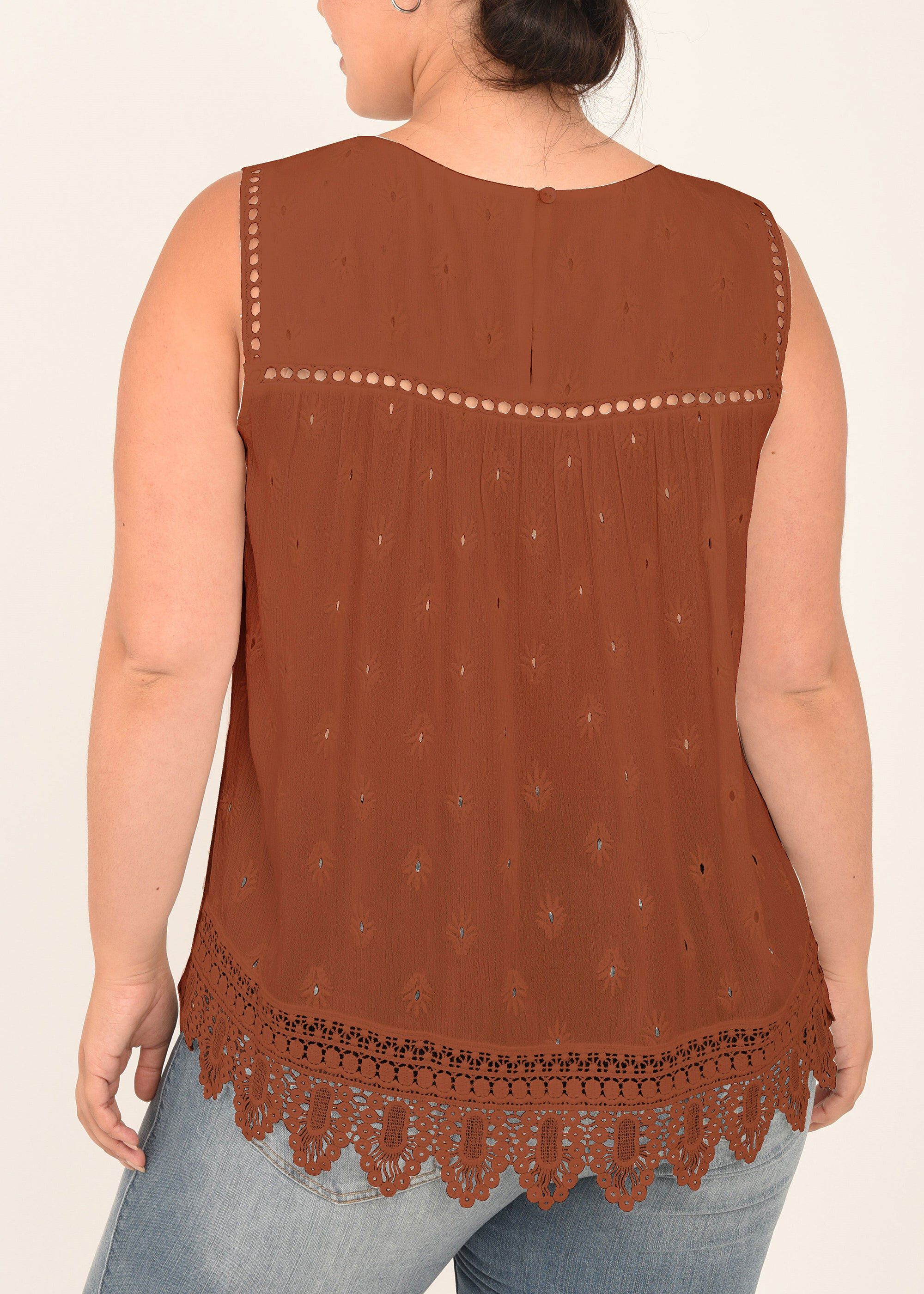 Addison Auburn Lace Blouse, , alternate image number 7