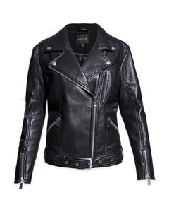 Brando Recycled Leather  Boyfriend Jacket