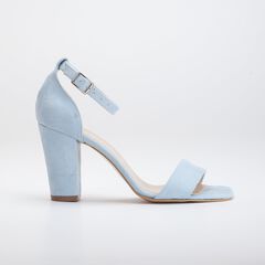 JESS - BLUE SUEDE SANDALS