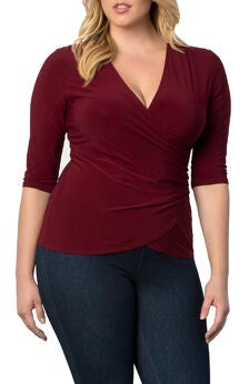 Plus Size Burgundy Outfits