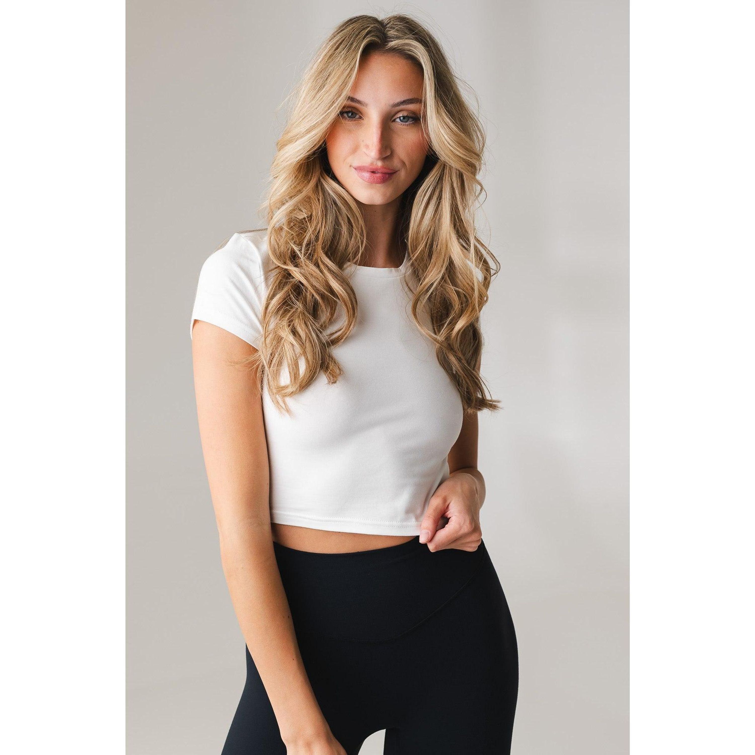 Basis Tee, Snow / White, hi-res image number 0