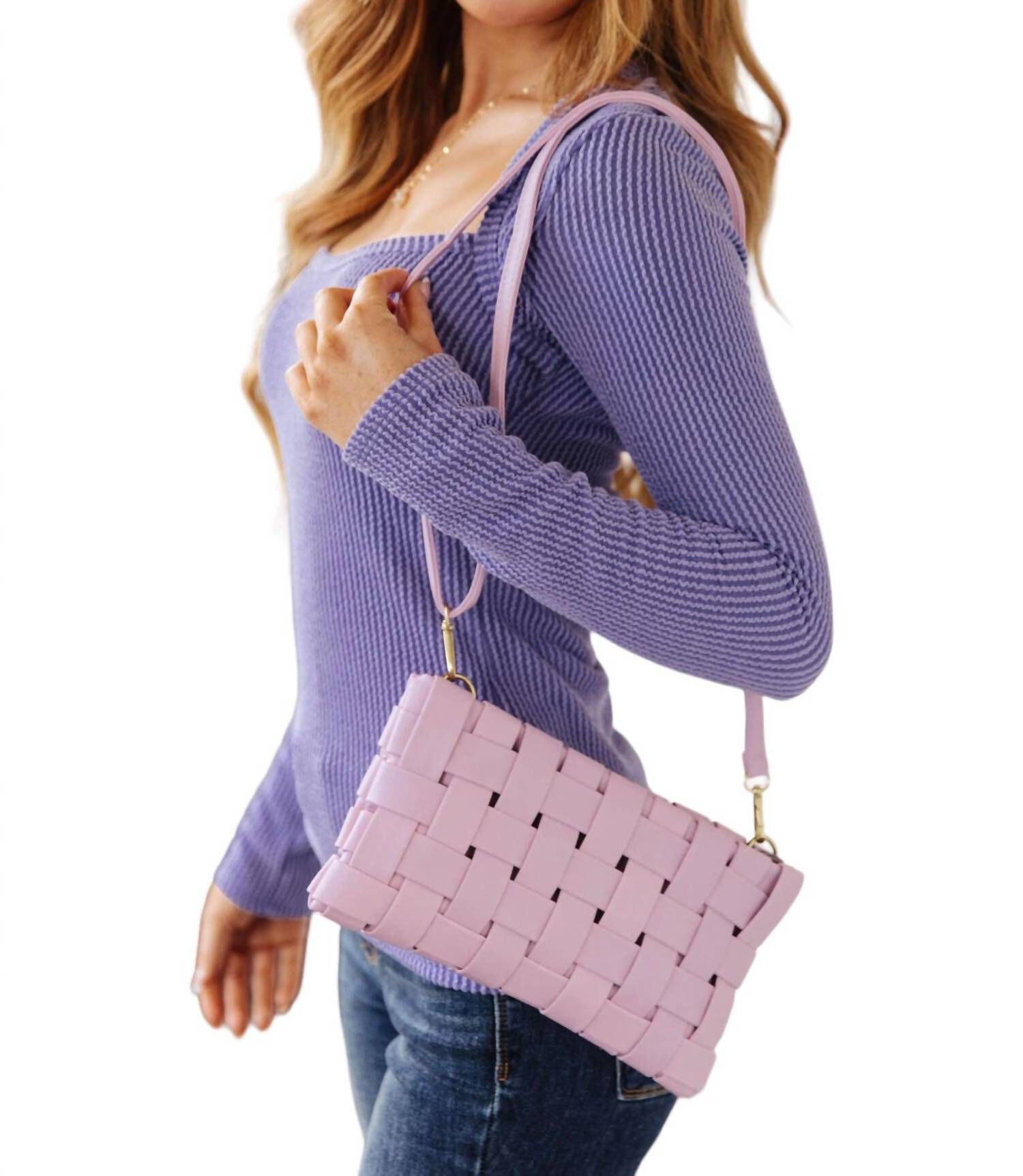 Women's Forever Falling Handbag, Lilac / Purple, alternate image number 2