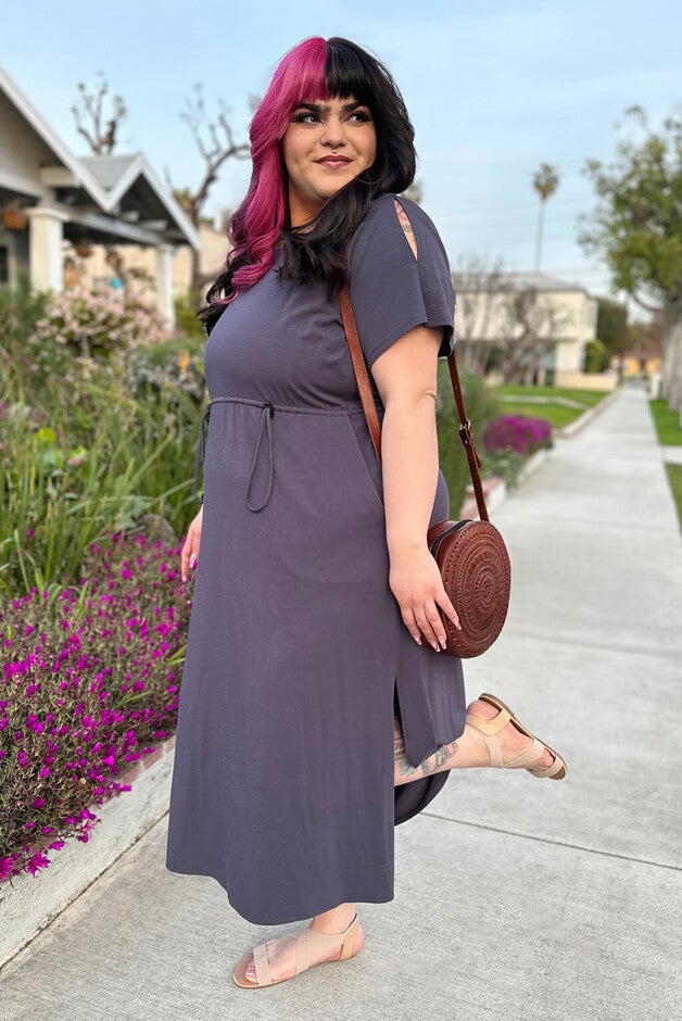 Flutter Sleeve A-Line Dress, , alternate image number 5