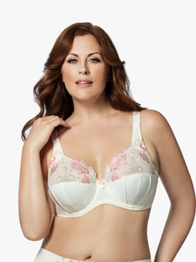 Glamour Embroidery Underwire Bra, , alternate image number 3