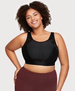 No-Sweat Mesh Sports Bra