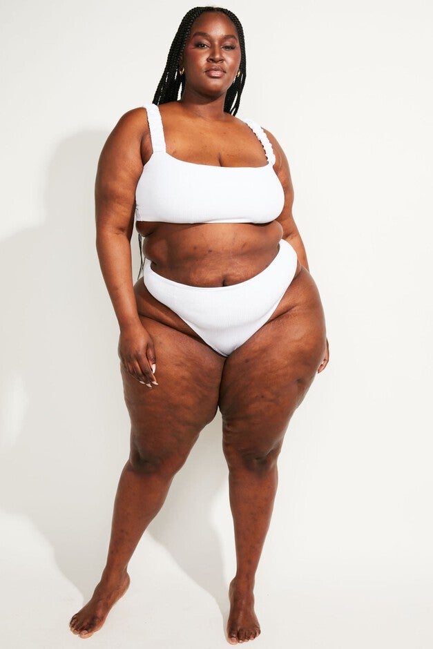 Current Bottom II, White Rib Knit / White, hi-res image number 0