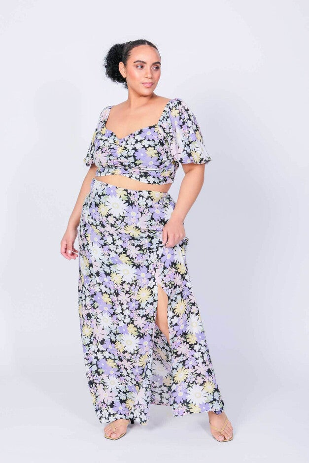 Puff Sleeve Sonny Crop Top, , alternate image number 4