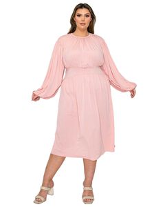 Audrey Ruched Midi Dress