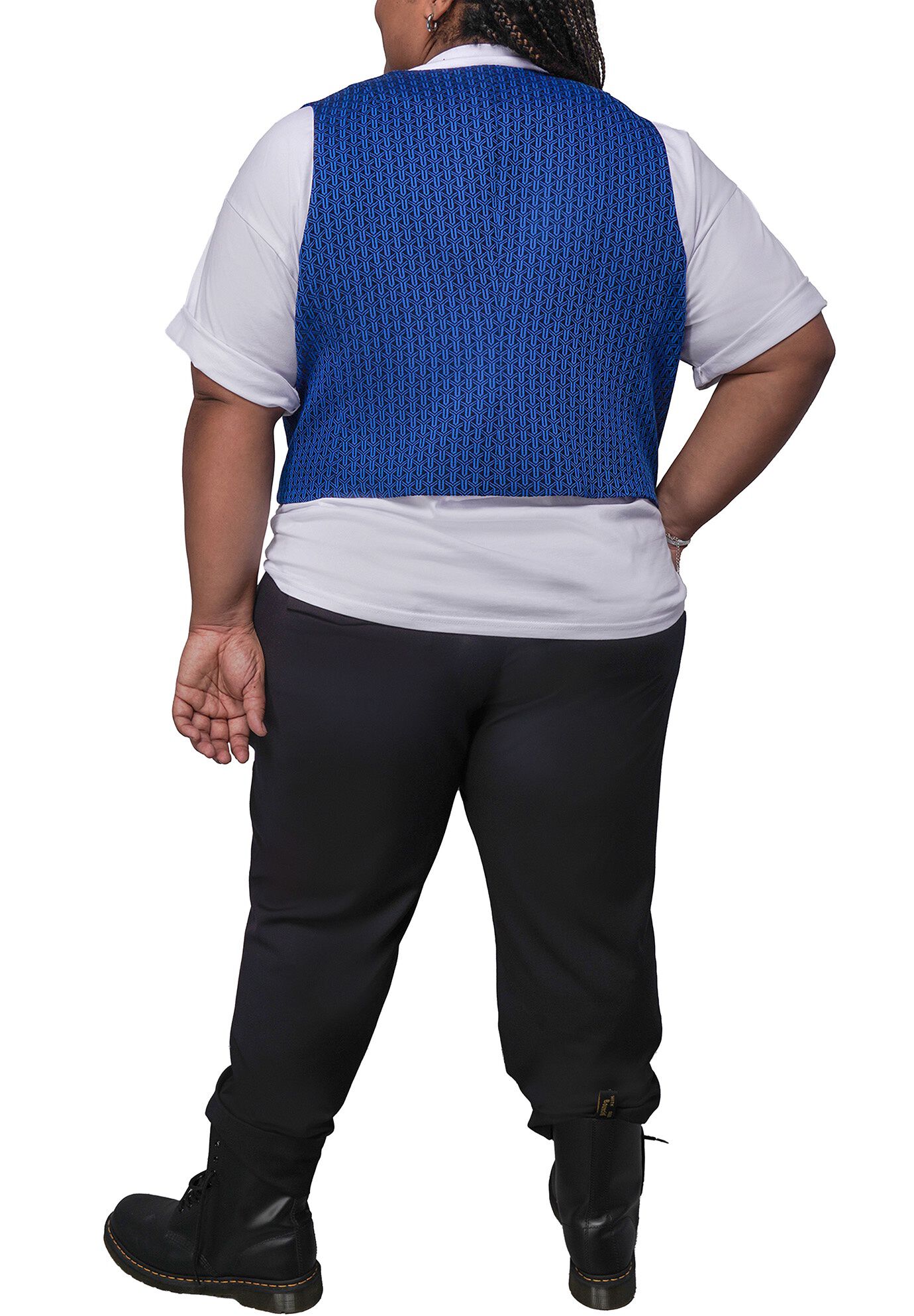 The Empower Jacquard Vest, COBALT BLUE / Cobalt, alternate image number 2