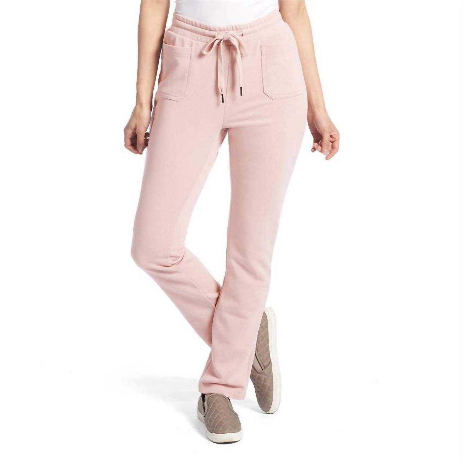 Boyfriend Drawstring Sweatpants, Dusty Pink / Pink, hi-res image number 0