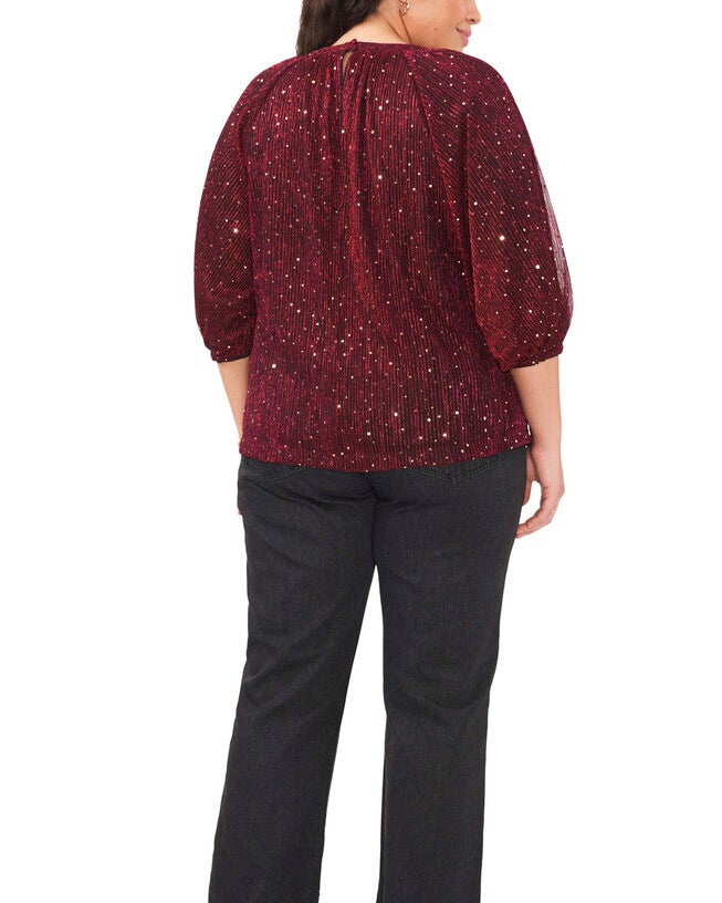 Maeve Dolman Sleeve Blouse, DARK WINE / New Wine, alternate image number null