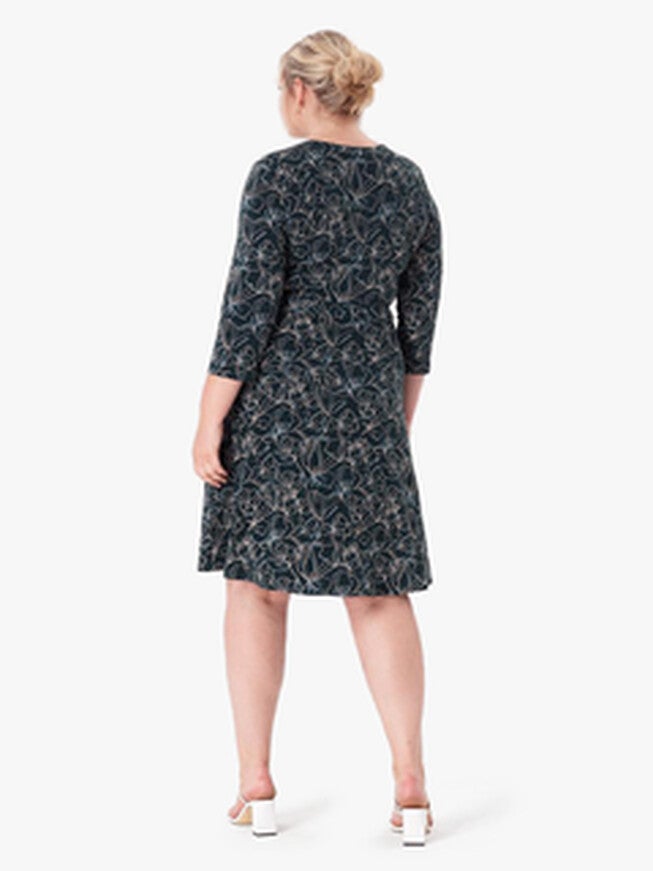 Perfect Wrap Dress, PETIOLE PONDEROSA PINE / Forest Green, alternate image number null