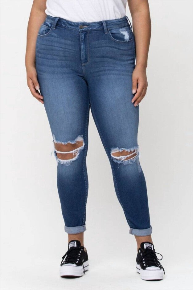 THE KRISTA JEAN IN DELUXE DENIM, Deluxe Denim / Medium Wash, alternate image number null
