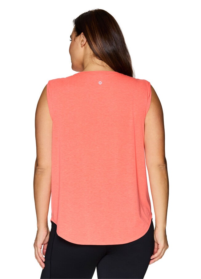 Plus Essential Studio Tank, Coral / Coral, alternate image number 1