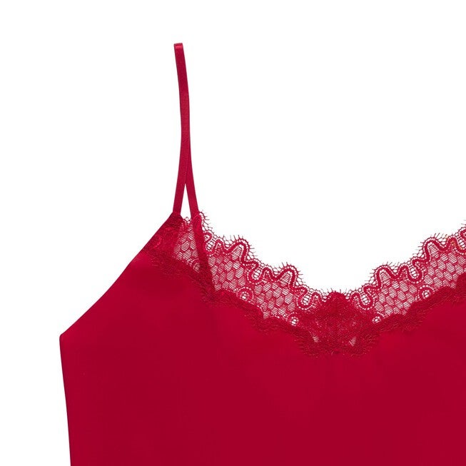 Soft Seamless Camisole with Lace, , alternate image number 7