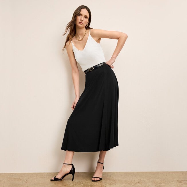 Lisey Cami - Washable Silk, Ivory / Ivory, alternate image number 2
