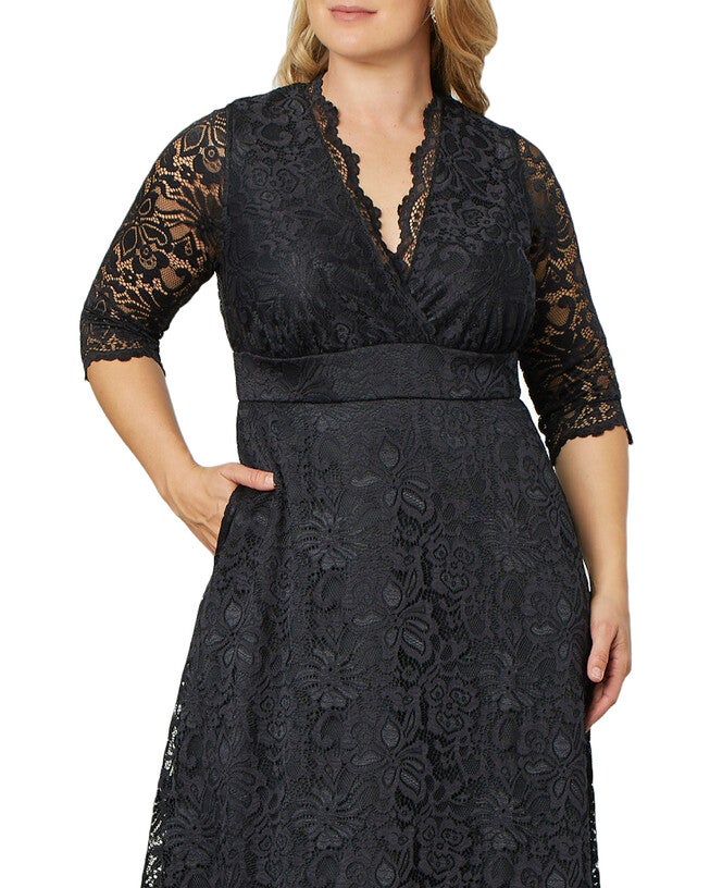 Maria Lace Evening Gown, , alternate image number 4