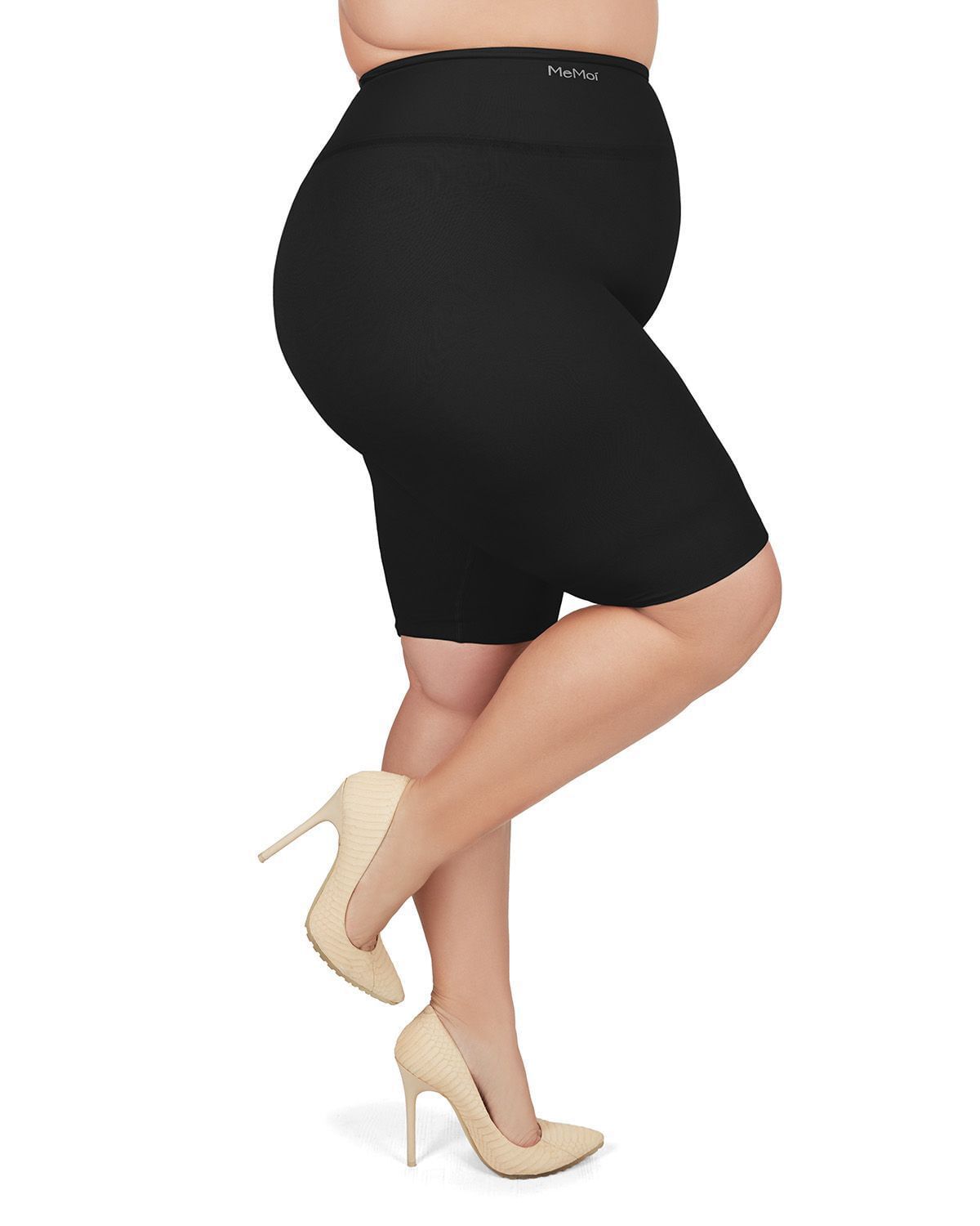 BodySmootHers Dual Layer High Waisted Thigh Shaper, Black / Black, hi-res image number 0
