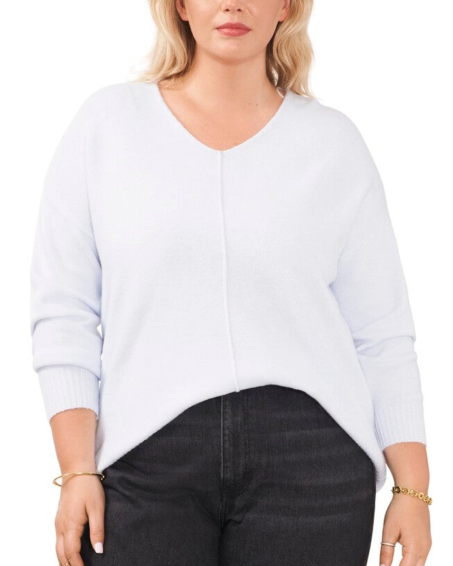 Freya Cozy Sweater, FROZEN / White, hi-res image number 0