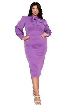 Anastasia Tie Neck Dress