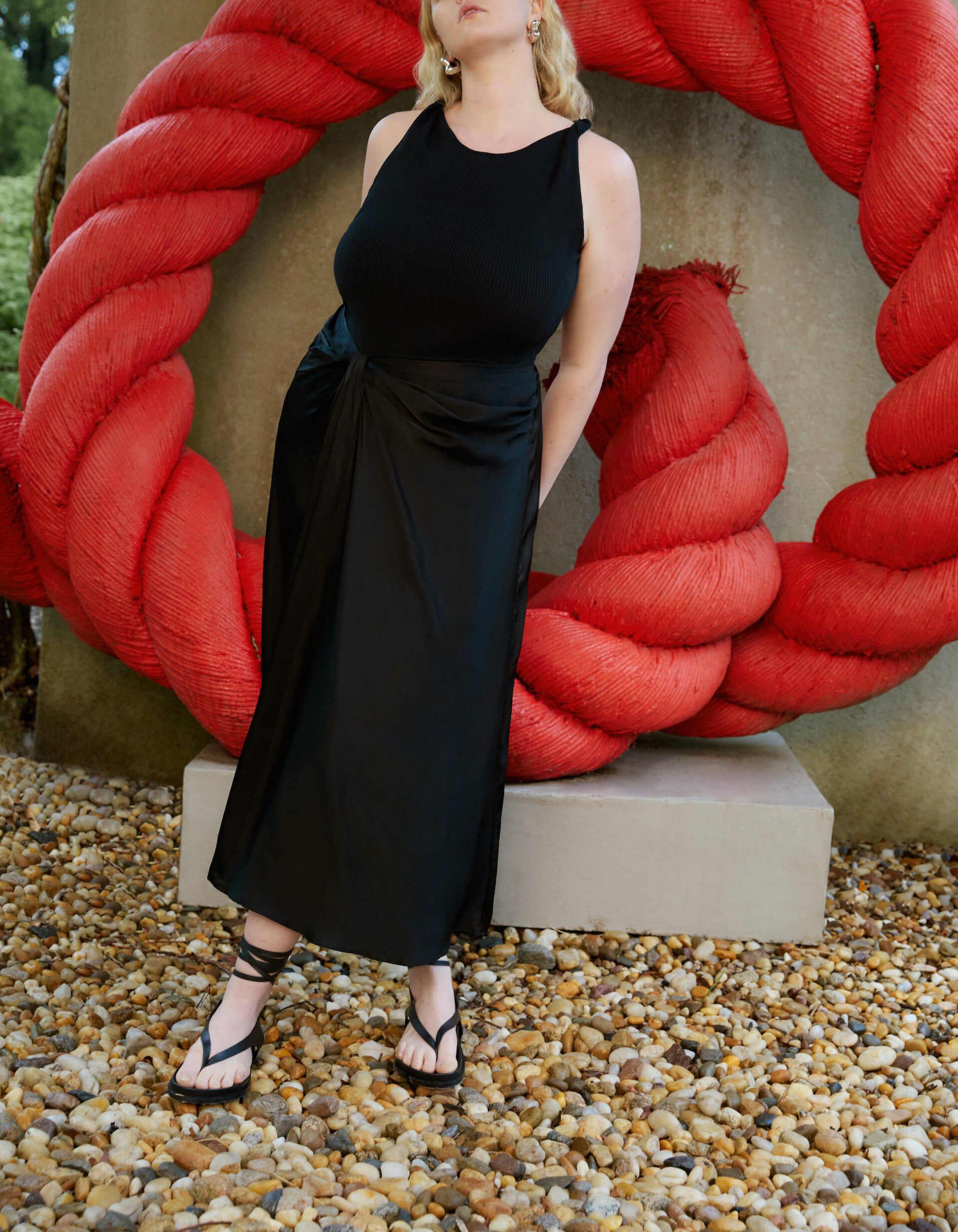 Reid Dress, Black / Black, alternate image number 1