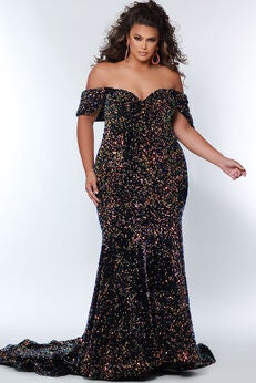 CHASSIS EVENING GOWN