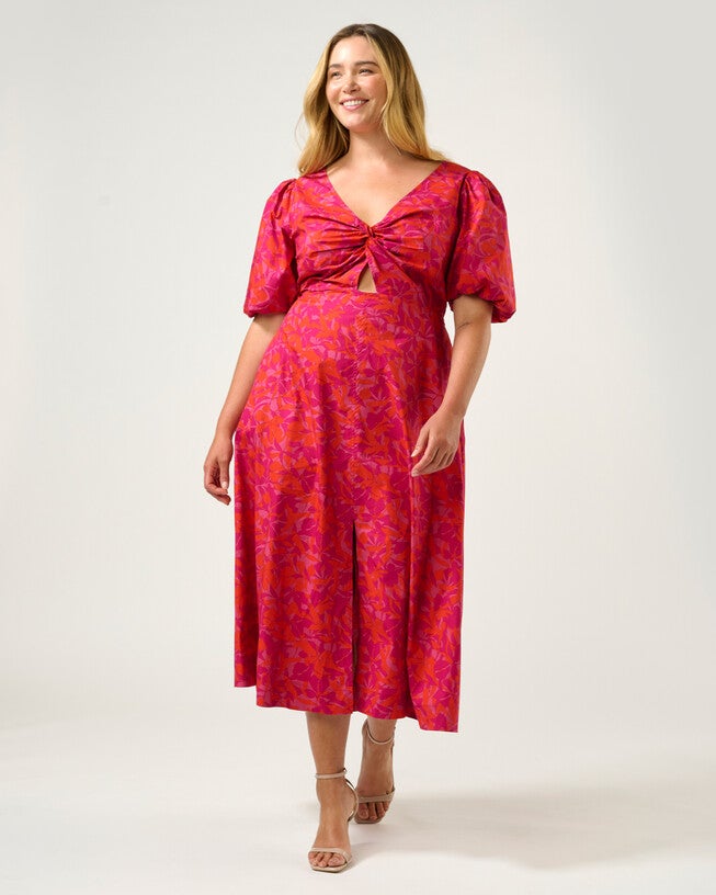 Aura Falls Dress, Winter Berry / Pink, alternate image number 5