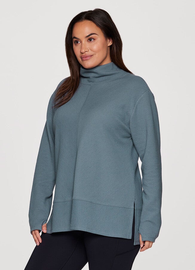 Studio Jacquard Mock Neck Pullover, , alternate image number 7