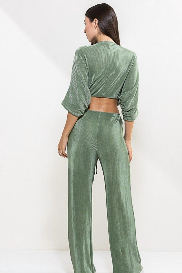 CROPPED BLACK JUMPSUIT IN BLACK, Black / Black, alternate image number 2