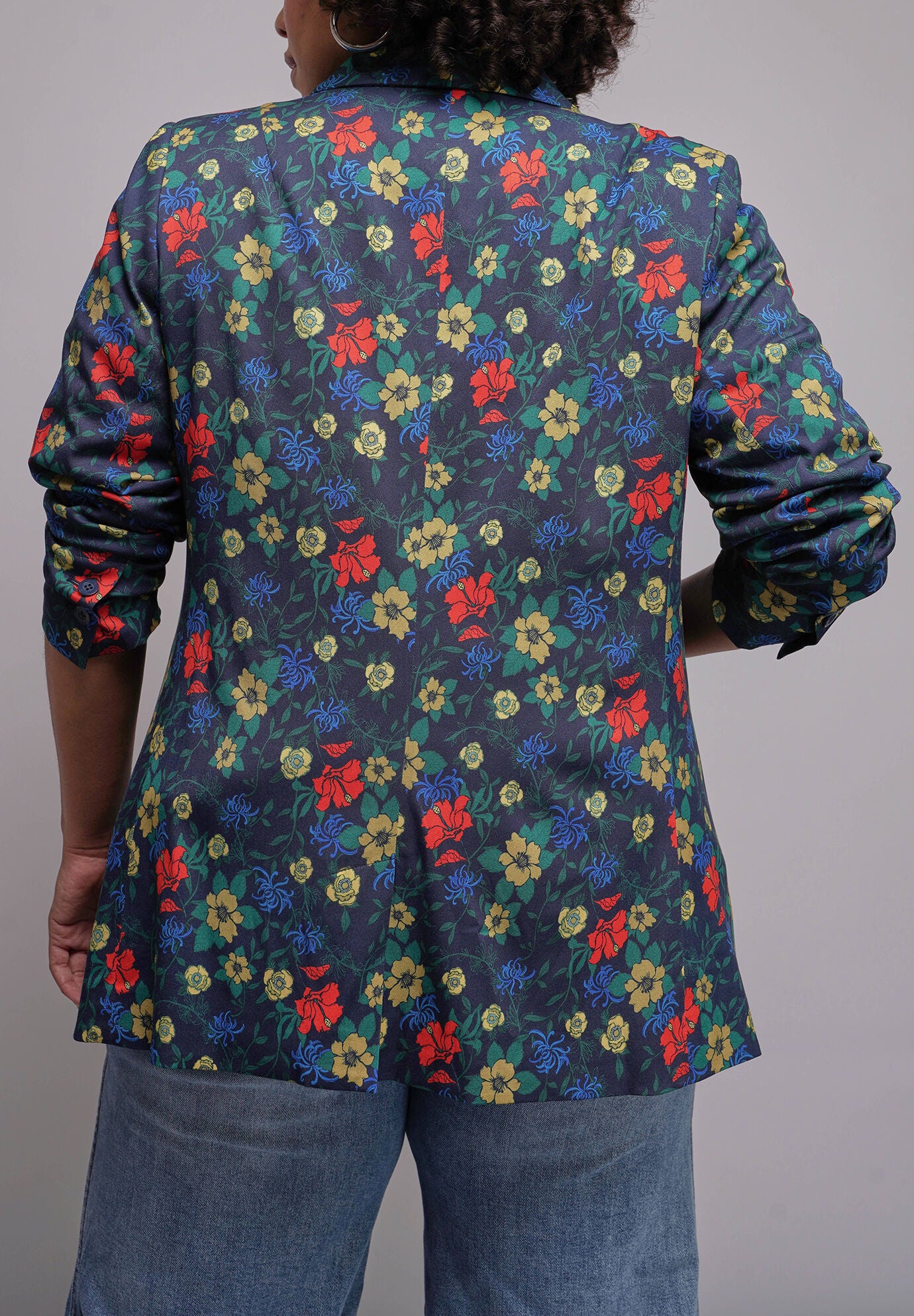 The Empower Tux Blazer, WILDFLOWER CHILI / Red, alternate image number 2