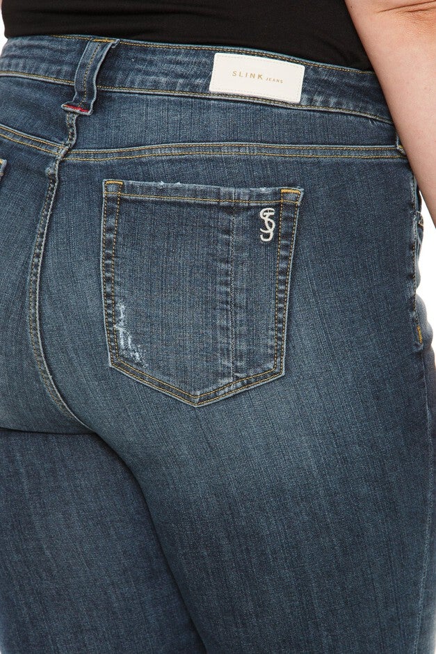 Mid Rise Ankle Skinny - Sofia, SOFIA / Dark Wash, alternate image number 4