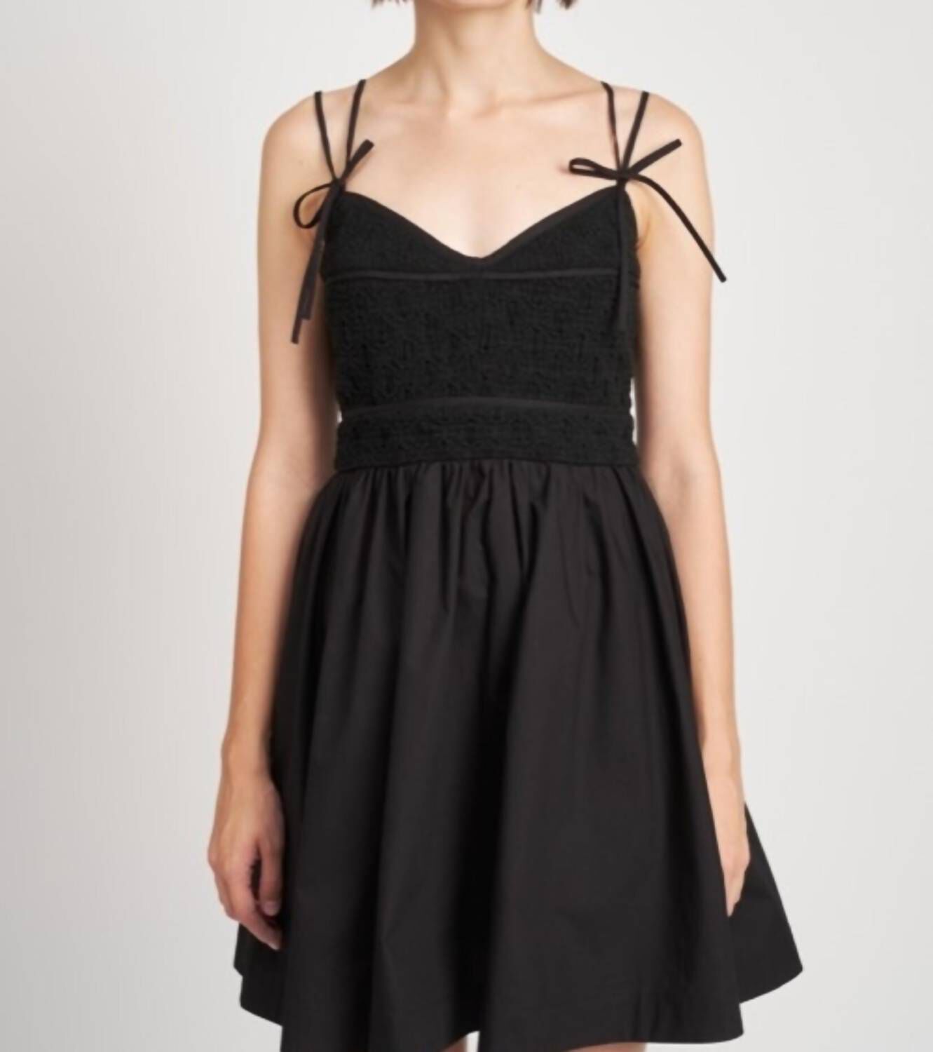 MONTI MINI DRESS IN BLACK, Black / Black, hi-res image number 0