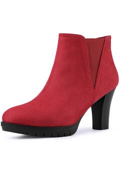 Round Toe Platform Boots