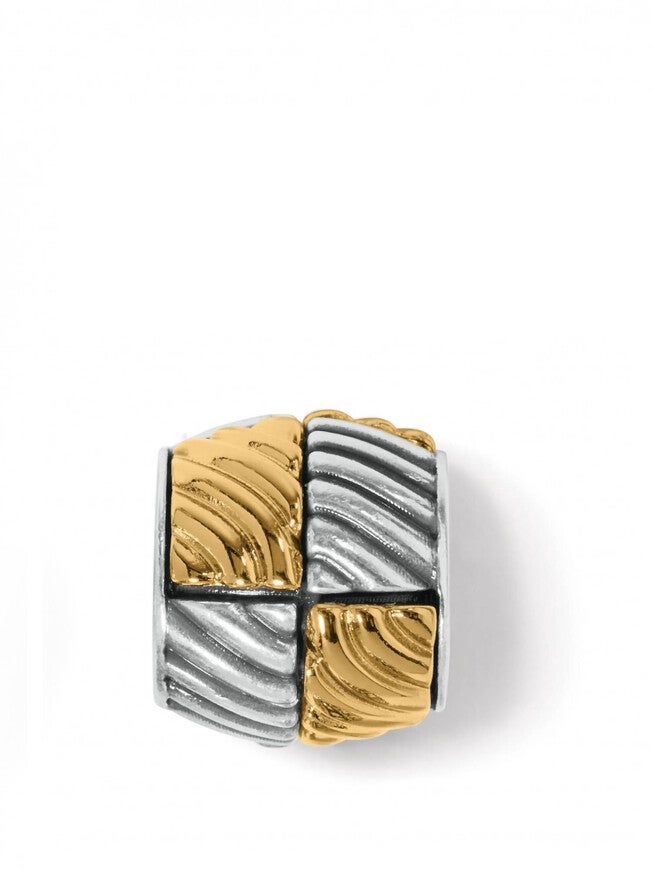 CHECKMATE BEAD IN SILVER-GOLD, SilverGold / Gold, hi-res image number 0