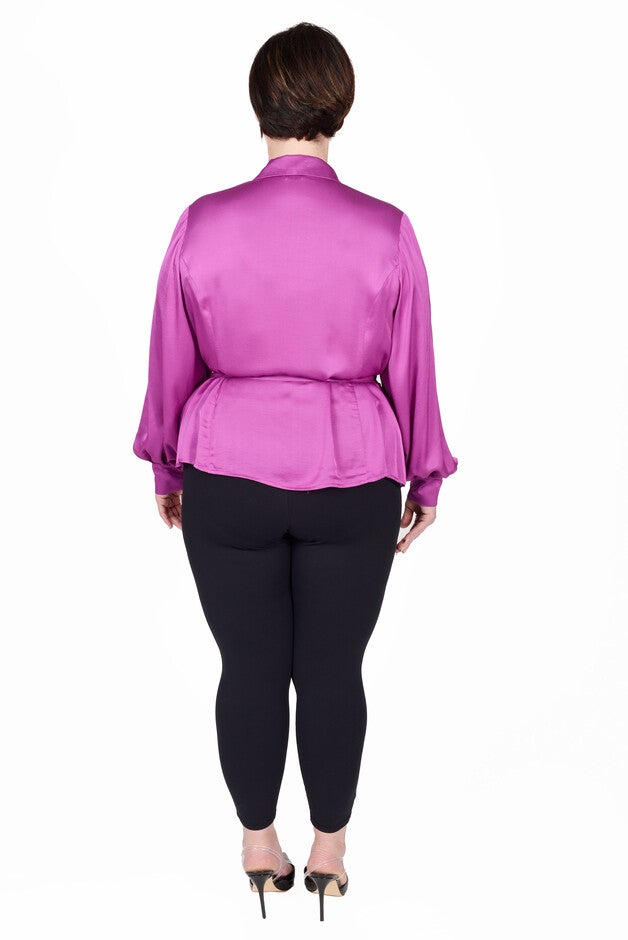 Torie Ruffle Collar Blouse, , alternate image number null