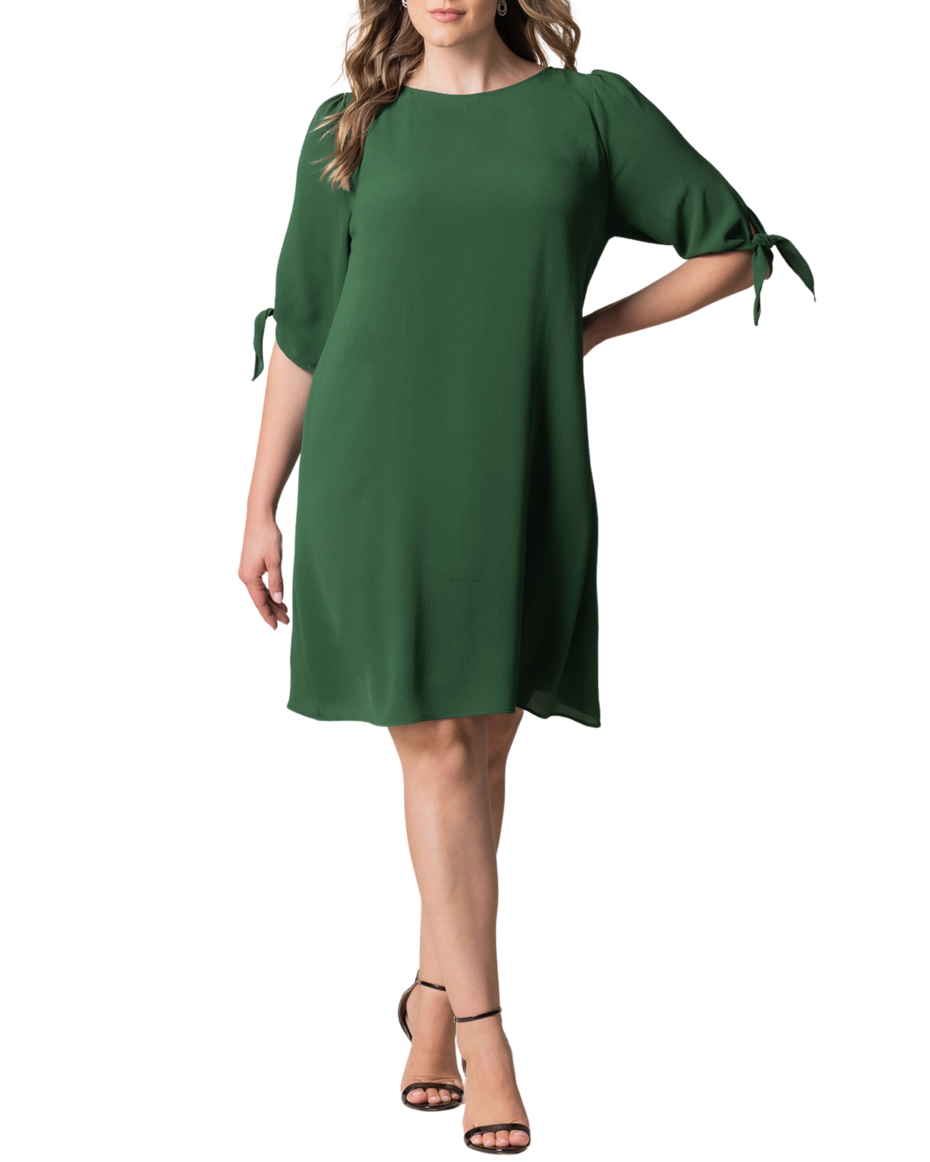 Manhattan Shift Dress, CLOVER GREEN / Forest Green, hi-res image number 0