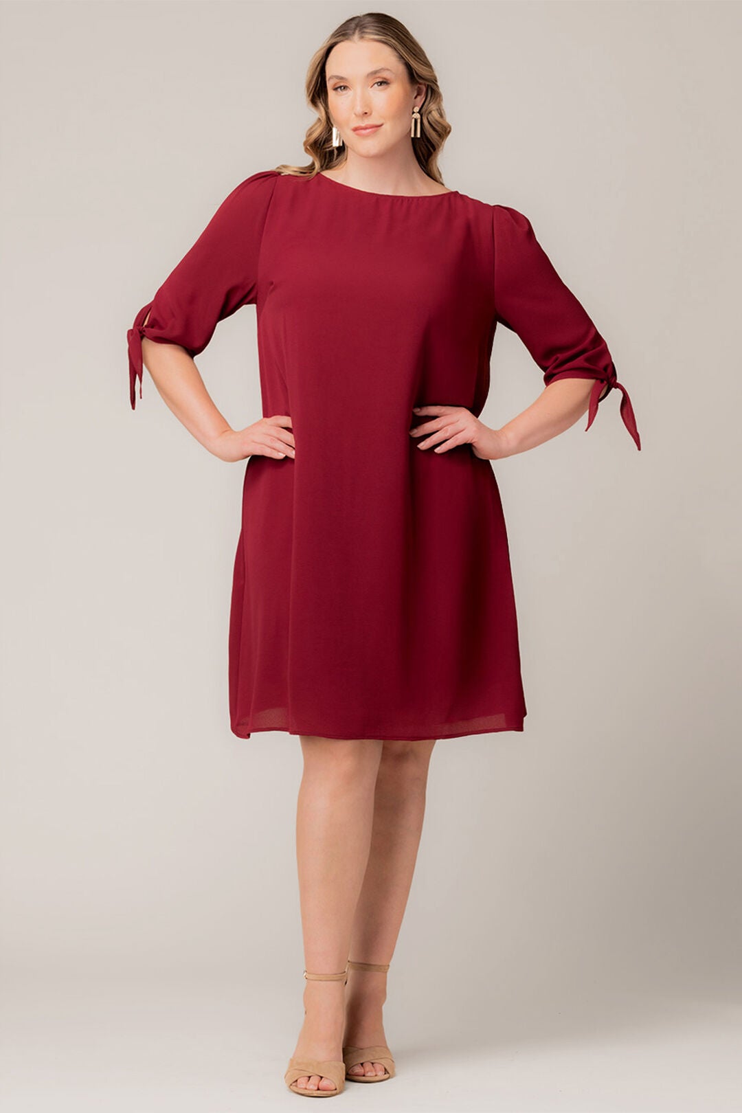 Manhattan Shift Dress, Cranberry / Raspberry, hi-res image number 0