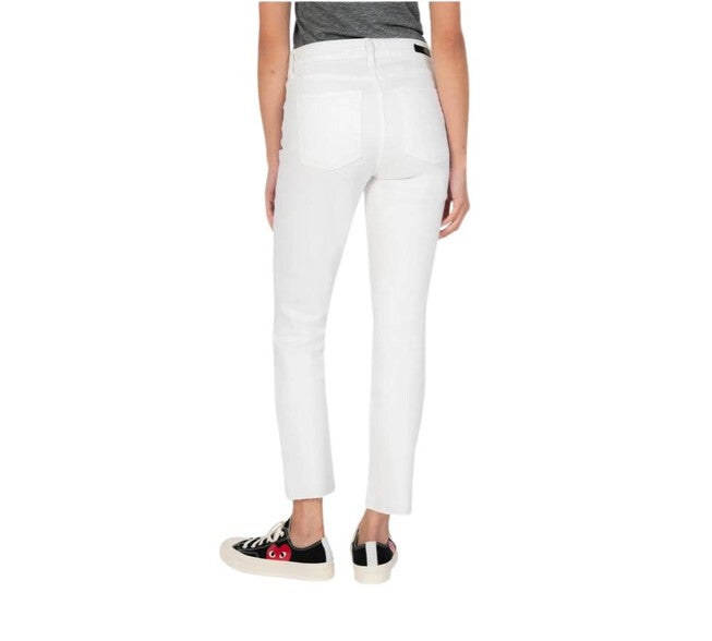 REESE HIGH RISE FAB AB JEAN IN OPTIC WHITE, , alternate image number null