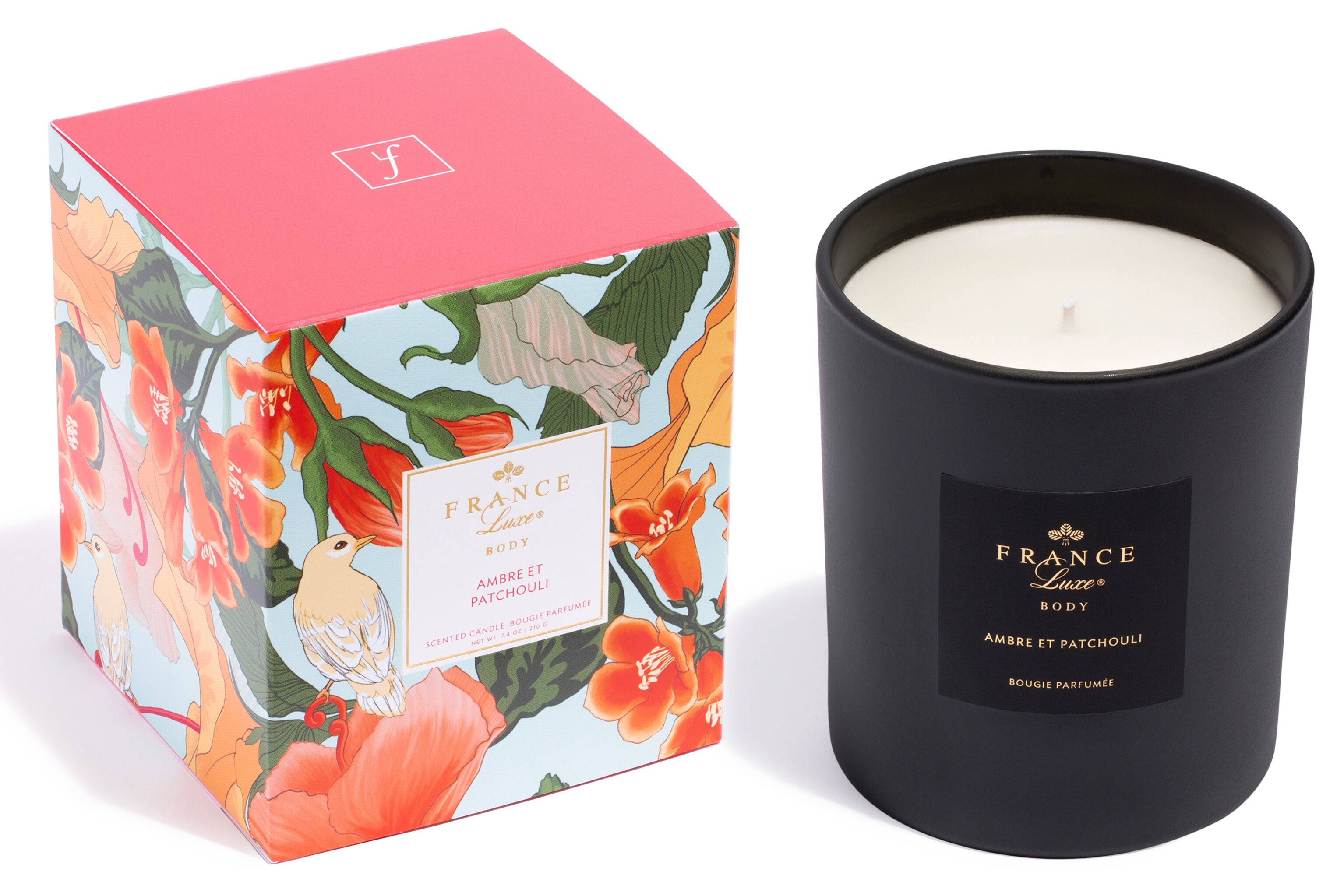 Scented Candle, Ambre et Patchouli / Black, hi-res image number 0